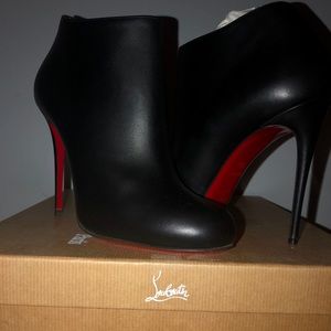 Authentic LOUBOUTIN Black Booties Size 7.5